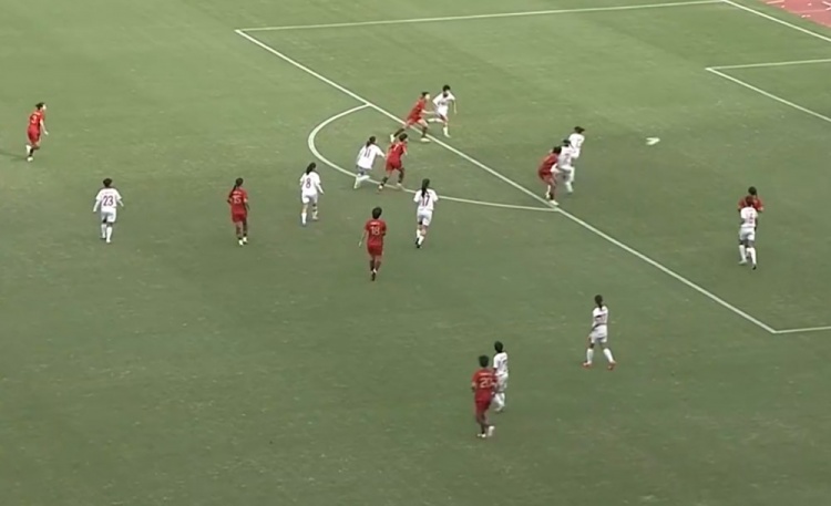90分钟-中国女足0-0越南女足进加时 中国女足场面压制破门乏术